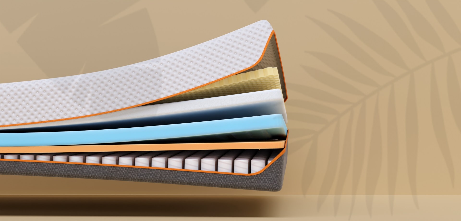 Mattress exploded view images